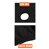 3SCORE Heavy Duty Electric Tricycle Cover – Tear Resistant, Waterproof, Lock Hole, Elastic Design with Buckle Strap – All-Weather Protection for E-Trikes