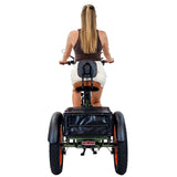 Army Green 3SCORE Rear Drive Trike perfect for daily errands, recreation, and neighborhood rides