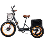 3SCORE FJ18 E-Trike CERTIFIED DEMO (2022 Model) – Fat Tire Foldable | Luxury Gray