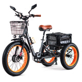 3SCORE FJ18 E-Trike CERTIFIED DEMO (2022 Model) – Fat Tire Foldable | Luxury Gray