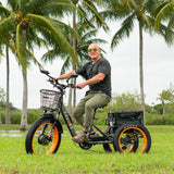 3SCORE FJ18 E-Trike CERTIFIED DEMO (2022 Model) – Fat Tire Foldable | Luxury Gray