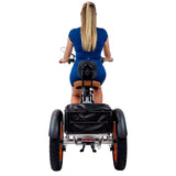 Perfect for daily rides, the 3SCORE Rear Drive Etrike in Metallic Silver offers comfort and efficiency