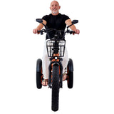 Charged Orange 3SCORE Trike with Miami-based service for trusted mobility and support