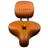 3SCORE Brown Electric Tricycle Seat with Backrest & 27.2 Antishock Seat Post | Ultimate Comfort