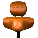 3SCORE Brown Electric Tricycle Seat with Backrest & 27.2 Antishock Seat Post | Ultimate Comfort