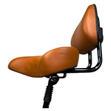 3SCORE Brown Electric Tricycle Seat with Backrest & 27.2 Antishock Seat Post | Ultimate Comfort