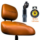 3SCORE Brown Electric Tricycle Seat with Backrest & 30.4 Antishock Seat Post | Ultimate Comfort